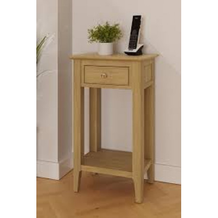PPS Oak : Bàn Điện Thoại Nhỏ, 1 Ngăn Kéo